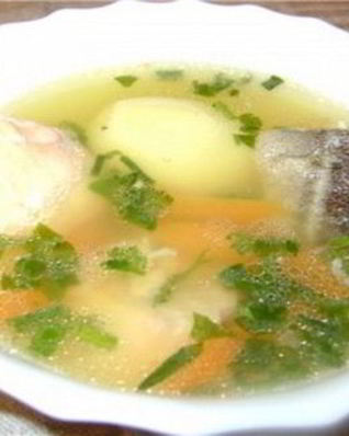 Рыбацкая уха из мелкой и крупной рыбы