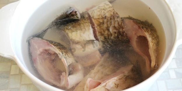 рыбный суп уха из карася