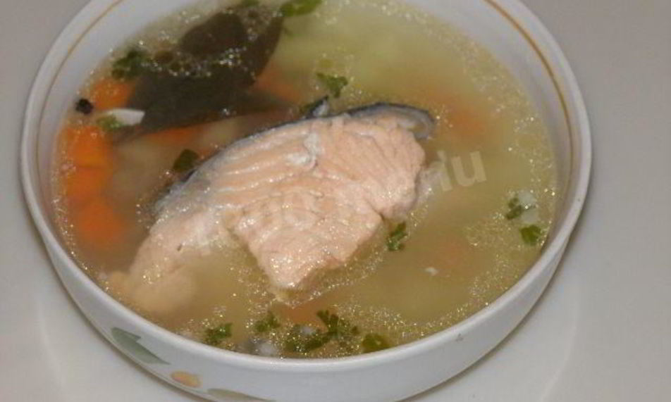 Рецепт рыбного супа уха из лосося