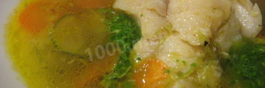 Рыбный суп уха из налима