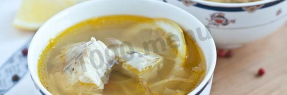 Рыбный суп уха из осетра