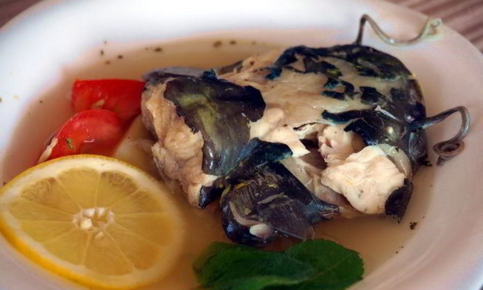 Рецепт сборной ухи из сома и ерша-носаря