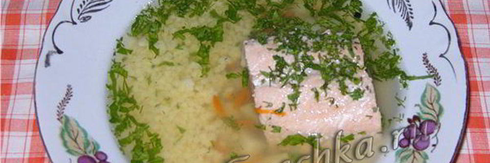 Уха из карпа и горбуши