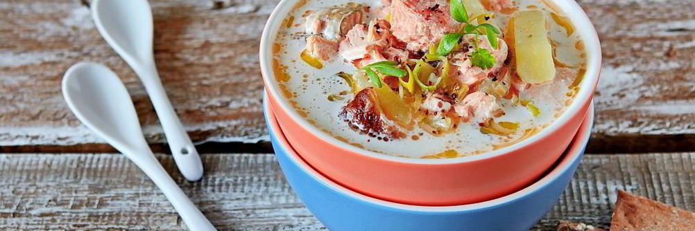 Уха из семги