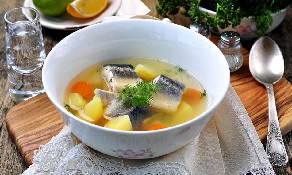 Рецепт ухи на курином бульоне