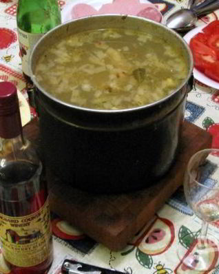 Уха на природе