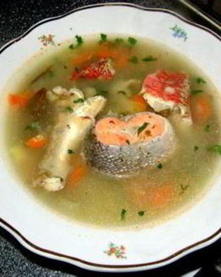Уха на тройном бульоне