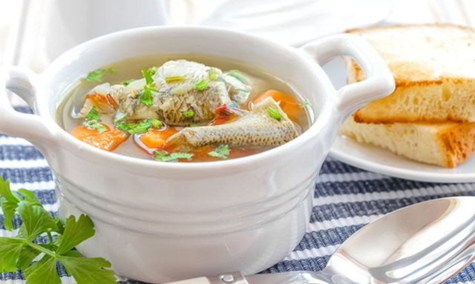 Рецепт ухи по-царски с блинчиками