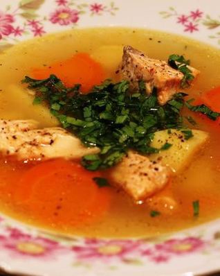 Уха с припеком