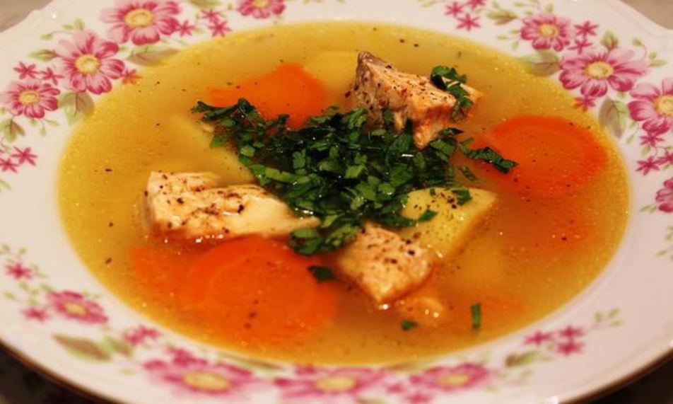 Рецепт ухи с припеком