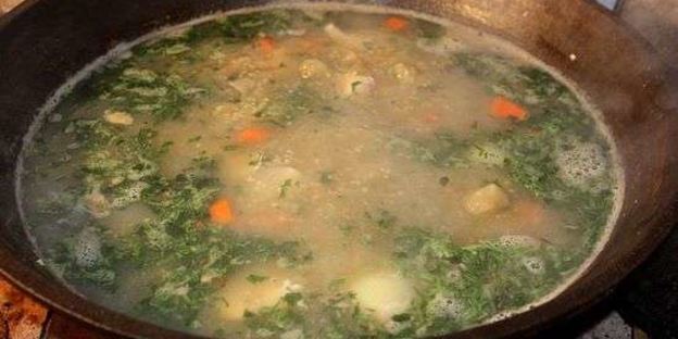 уха с речной рыбы