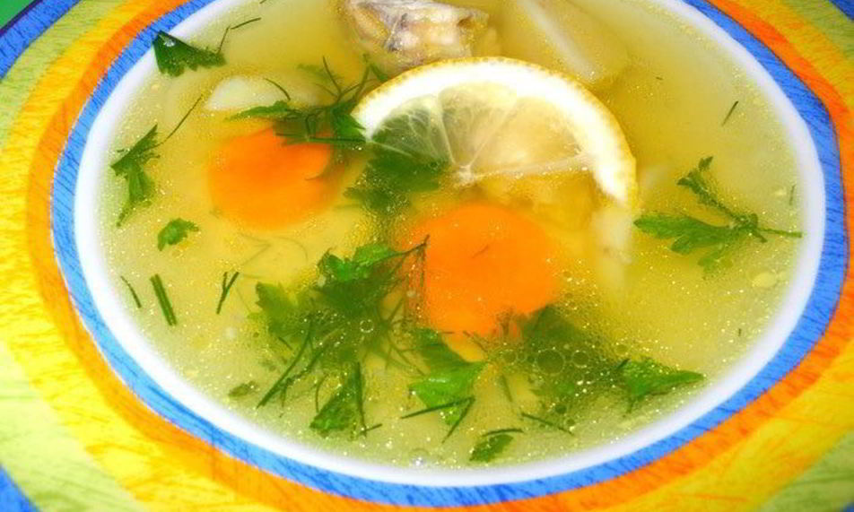 Рецепт ухи с шафраном из осетра