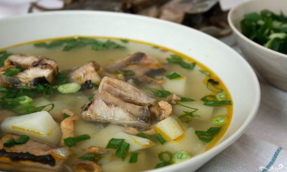 Рецепт ухи с яйцом