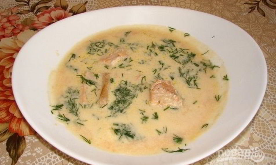 Рецепт ухи со сливками