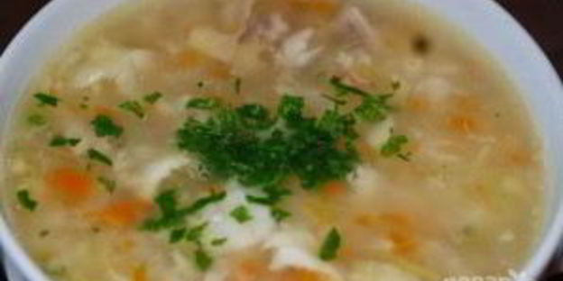 уха со взбитым яйцом