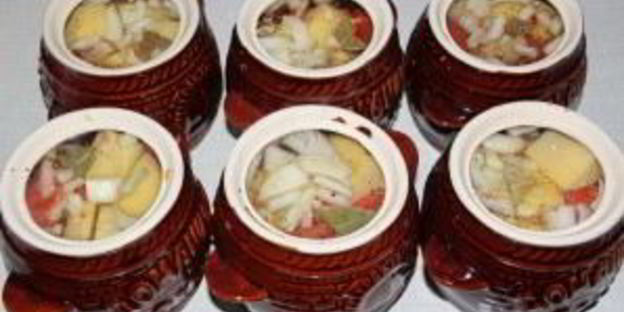 уха в горшочках