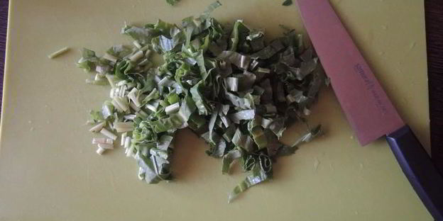 зеленый суп с щавелем, яйцом и мясом