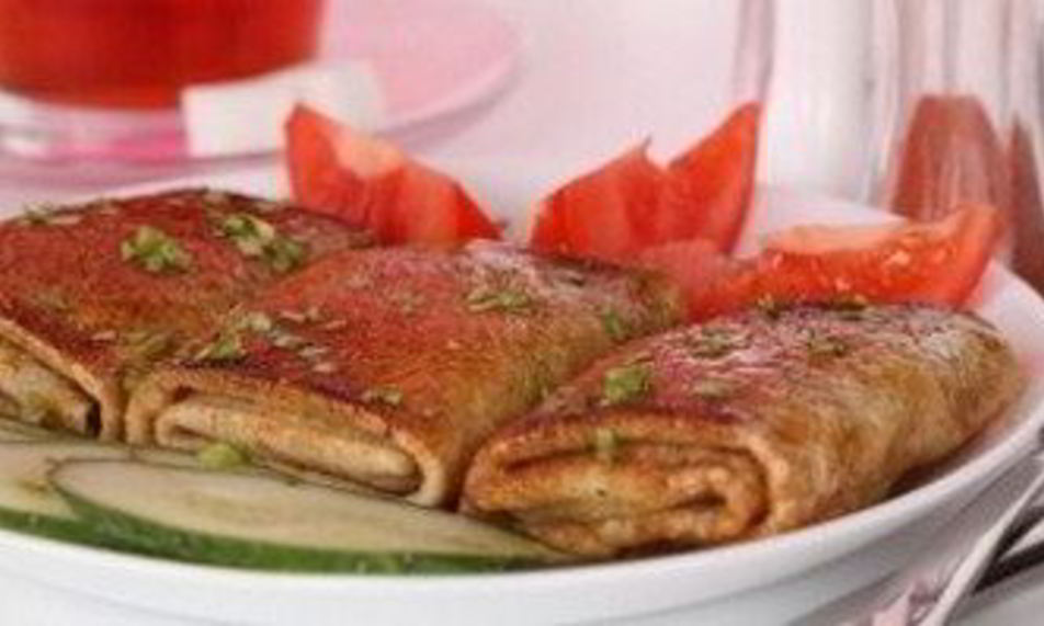 Рецепт блинных конвертиков с курицей