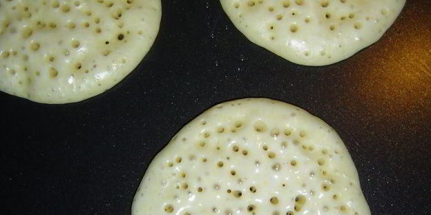 блинчики арабские с творожно-клубничной начинкой