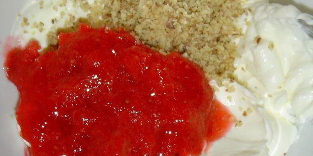 блинчики арабские с творожно-клубничной начинкой