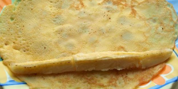 блинчики фаршированные бананами