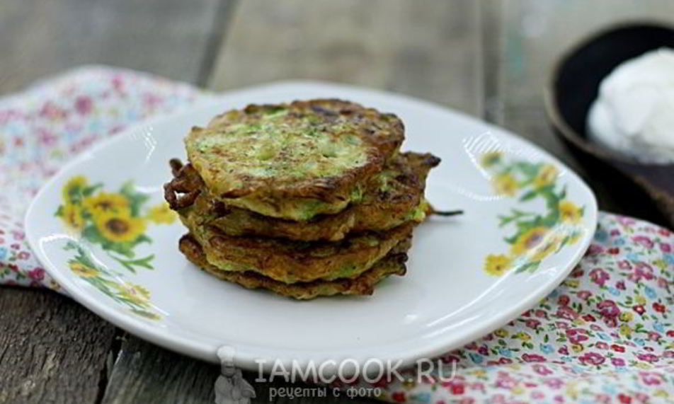Рецепт блинчиков из кабачков с яйцом
