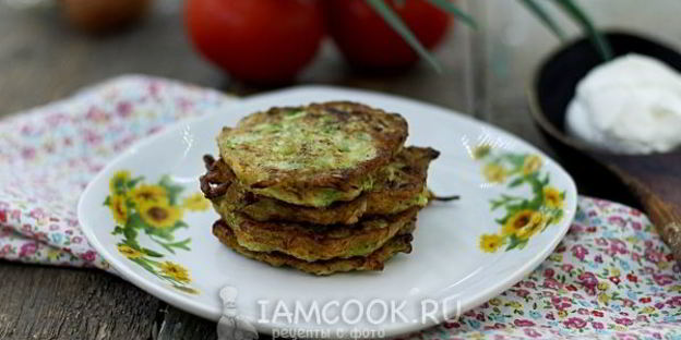 блинчики из кабачков с яйцом