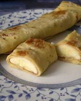 Блинчики с бананом