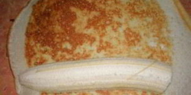 блинчики с бананом