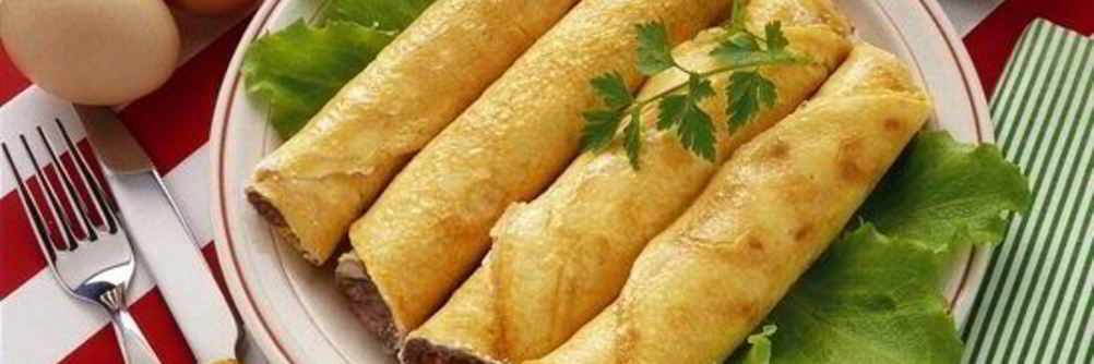 Блинчики с фаршем