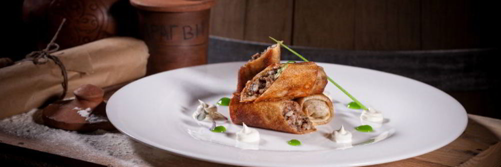 Блинчики с мясом