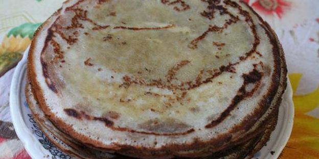 блинчики с пикантным творогом