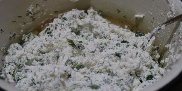 блинчики с пикантным творогом