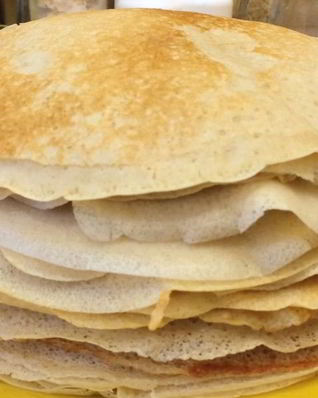 Блины из гречневой и пшеничной муки