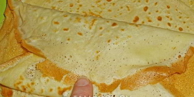 блины на рассоле с тушеной капустой