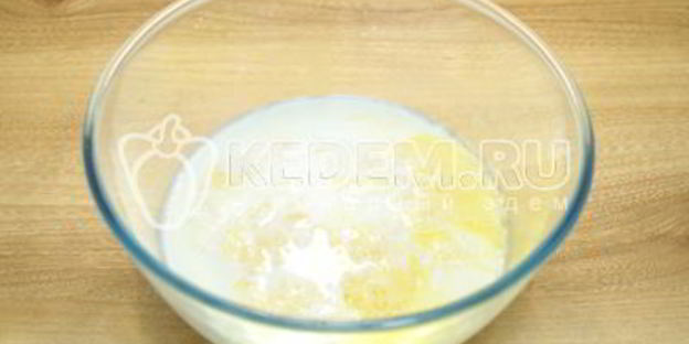 блины с бананом