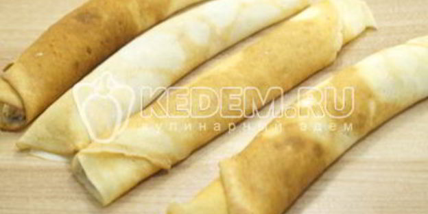 блины с бананом