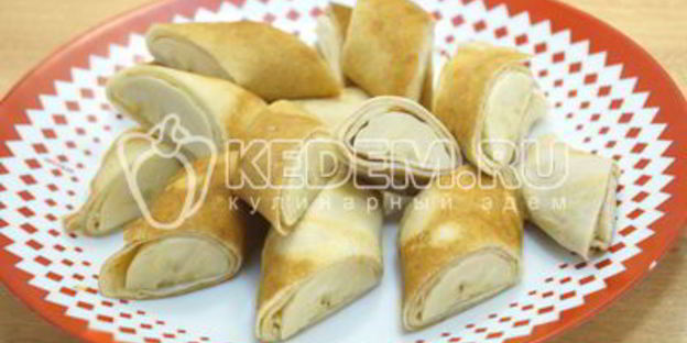 блины с бананом