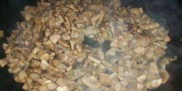 блины с мясом и грибами