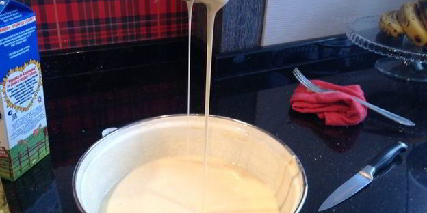 блины с припеком с форелью и с яблоком