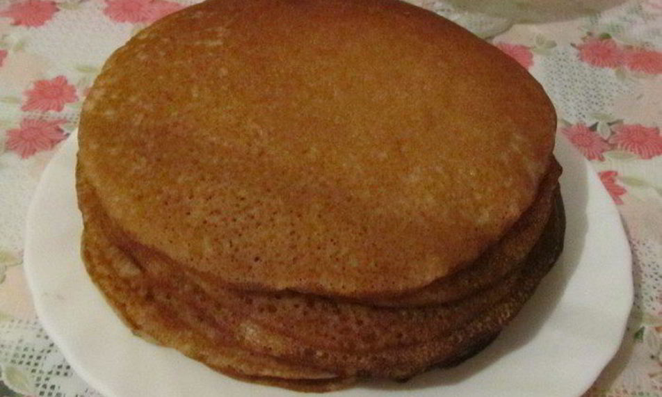 Рецепт гречневых блинчиков к меду