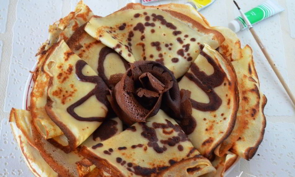 Рецепт художественных блинов