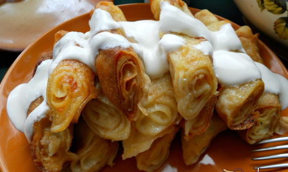 Рецепт налистников с творогом