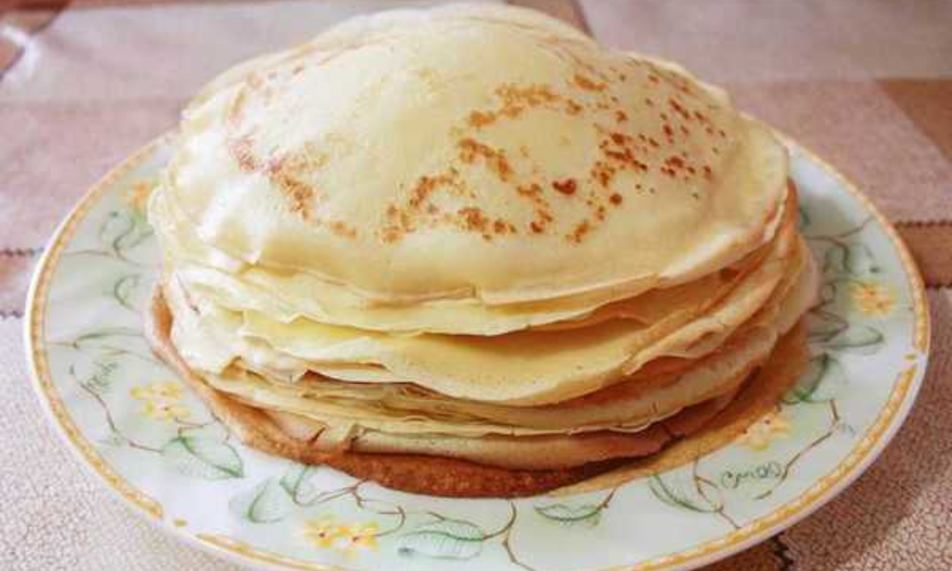 Рецепт очень вкусных блинчиков на молоке к завтраку