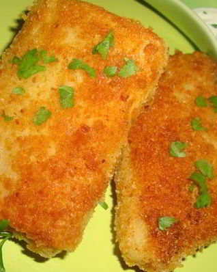 Пивные блинчики с мясной начинкой в кляре