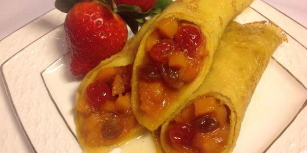 пшенные блинчики с тыквой