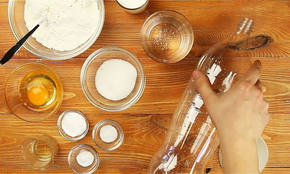 Рецепт пышных блинов в бутылке