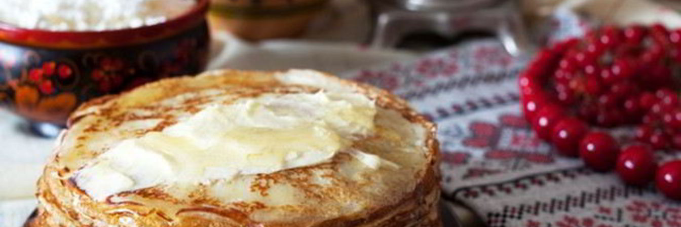 Русские блины на дрожжах