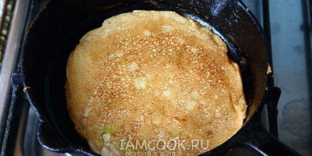 сладкие кабачковые блинчики