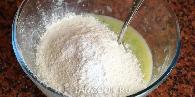 сладкие кабачковые блинчики